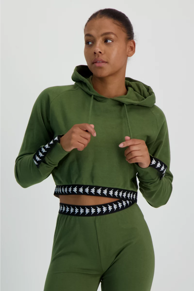 Kappa 222 Banda Vanity Crop Damen Hoodie