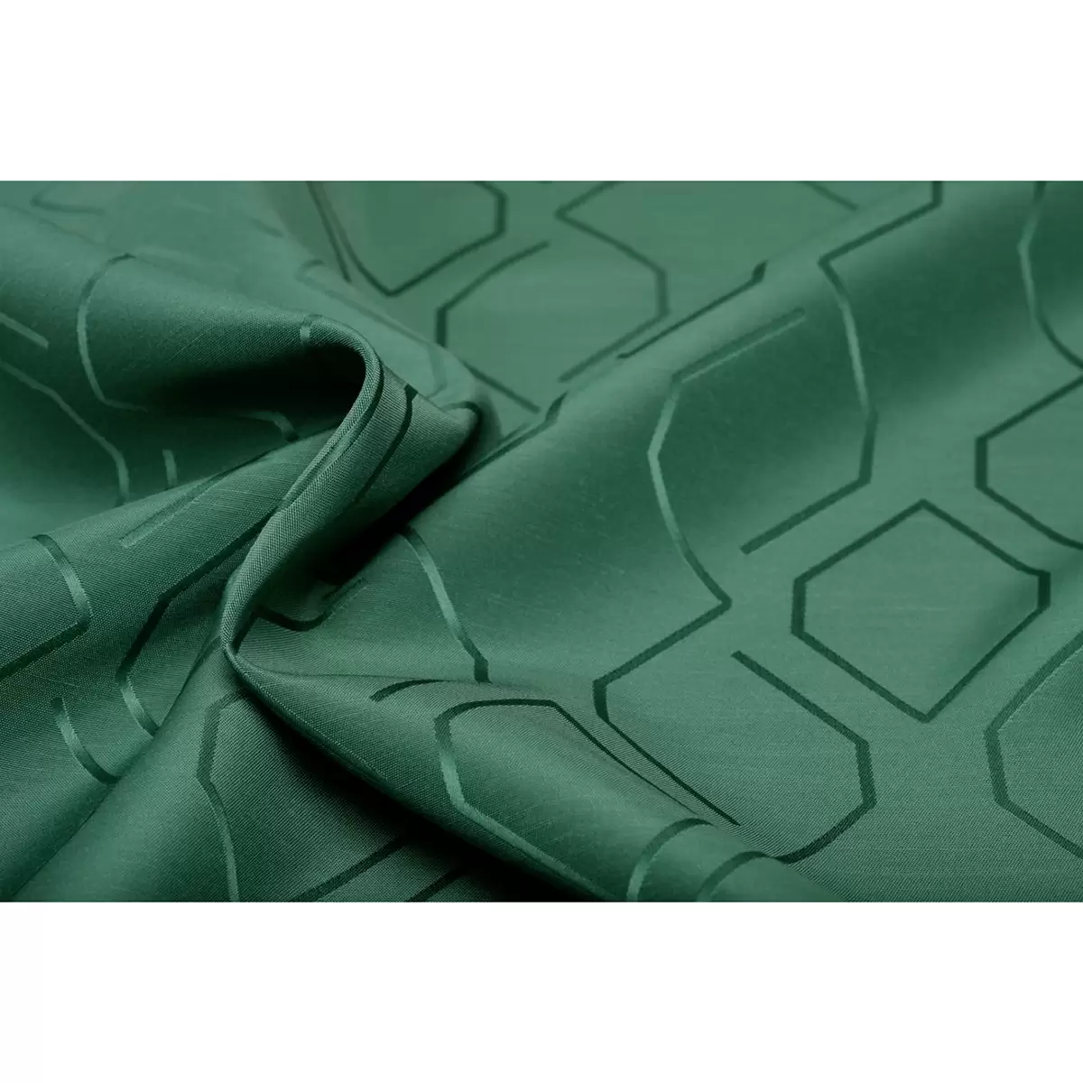 Nachtvorhang Jacquard Rombo grün