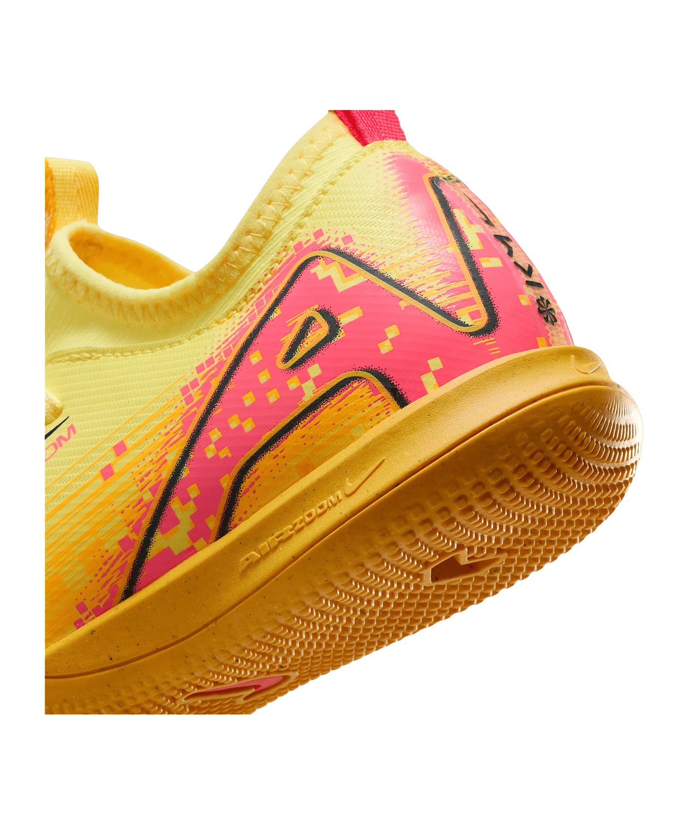 Nike Jr Air Zoom Mercurial Vapor XVI Academy IN Mbappe Signature Kids Orange Blau F800