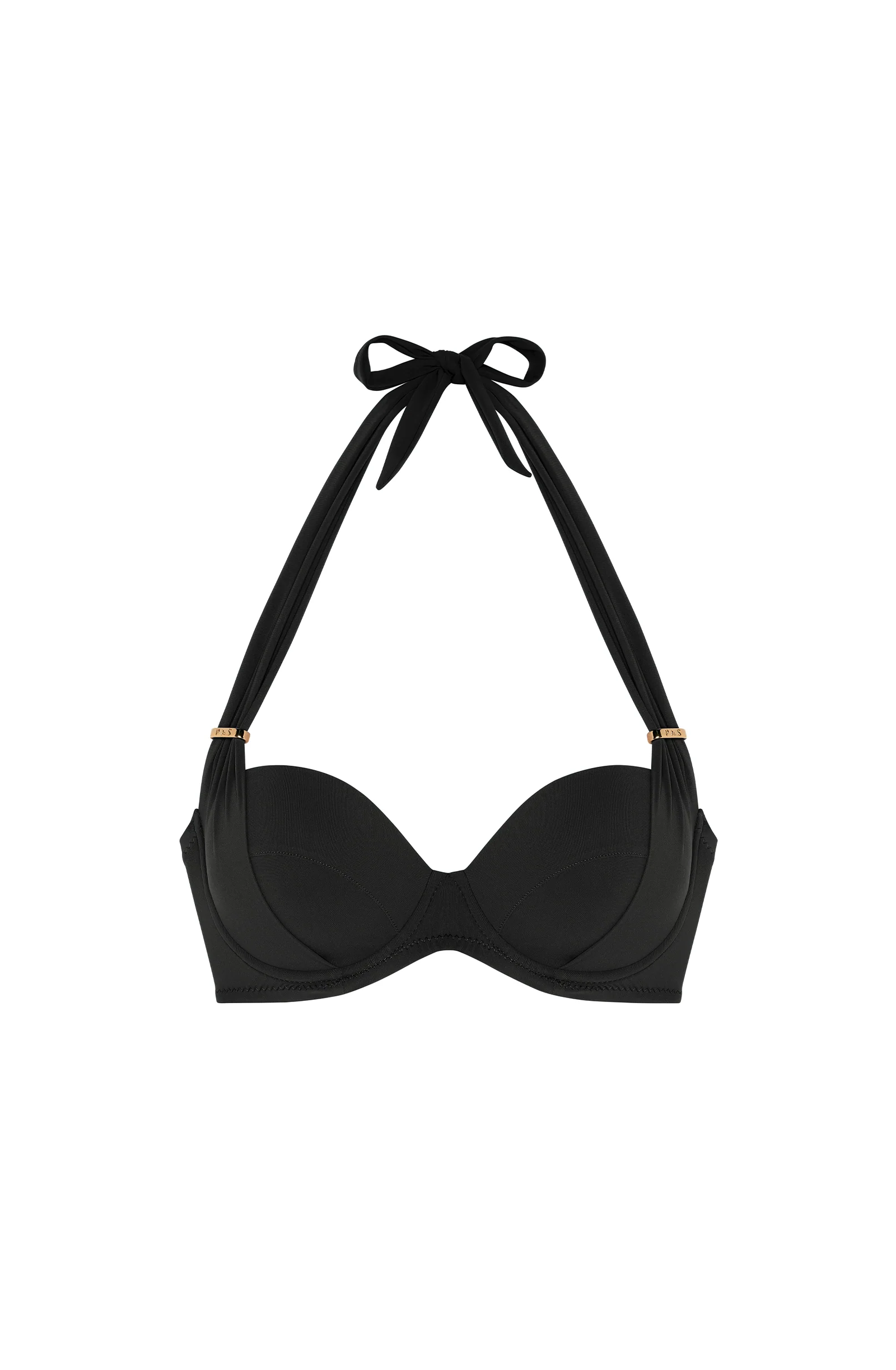 lisia Haut de maillot balconnet à armatures noir Noir