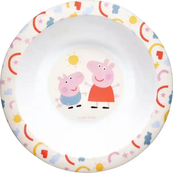 Schale aus PP im LE-Peppa Wutz Design