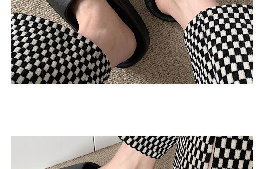 Dalli Daisy - Effen pantoffels met plateauzool