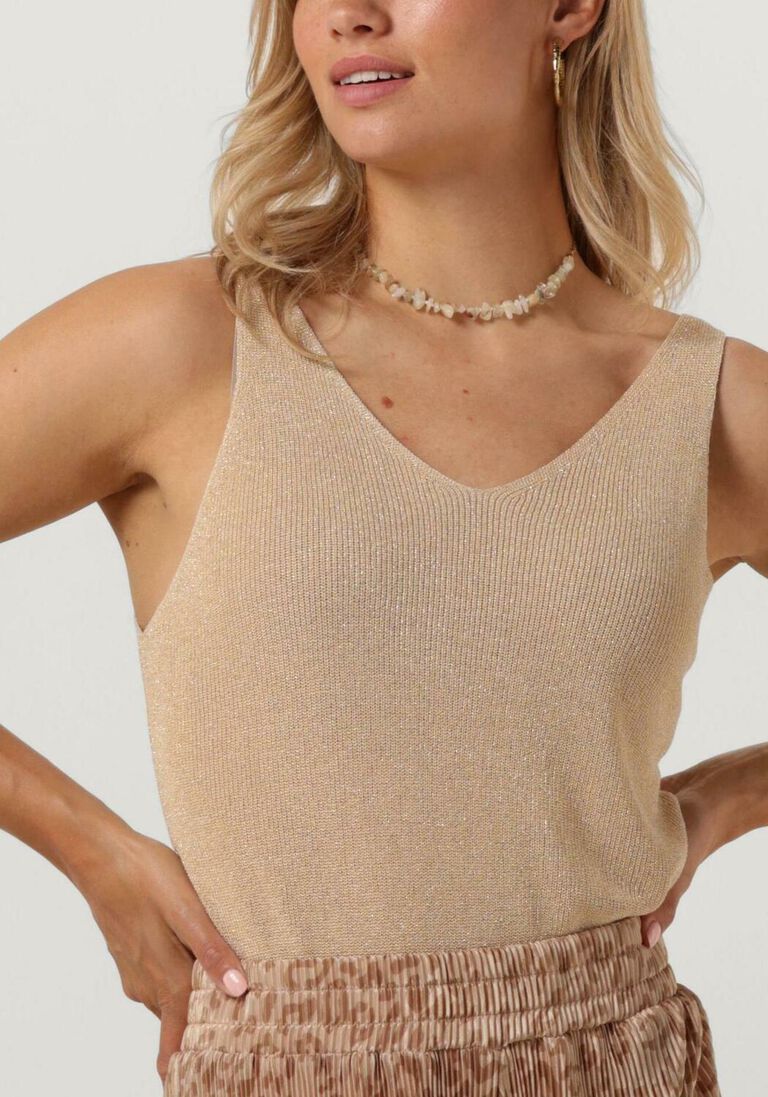 YDENCE beige ydence top knitted top lux