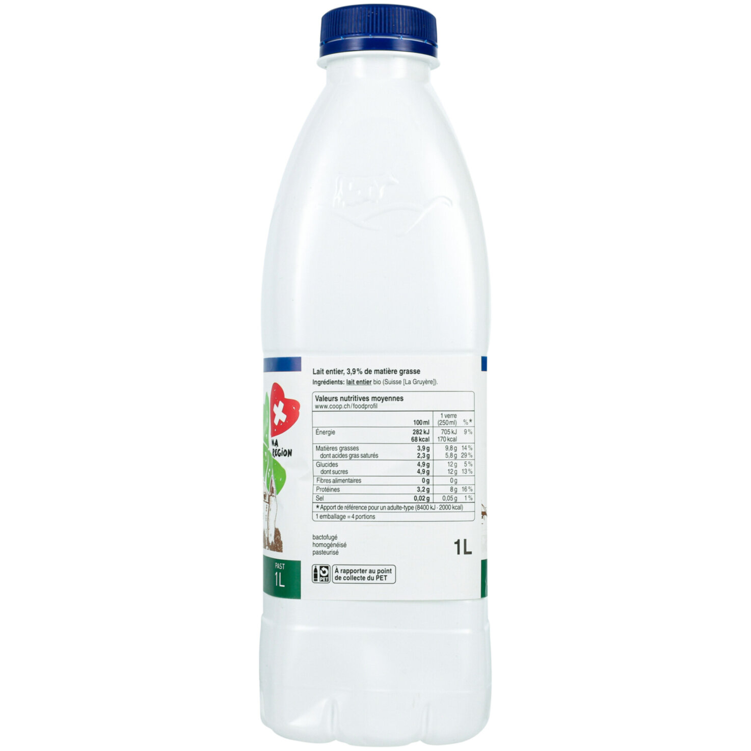 Bio Regio Gruyère Vollmilch past PET