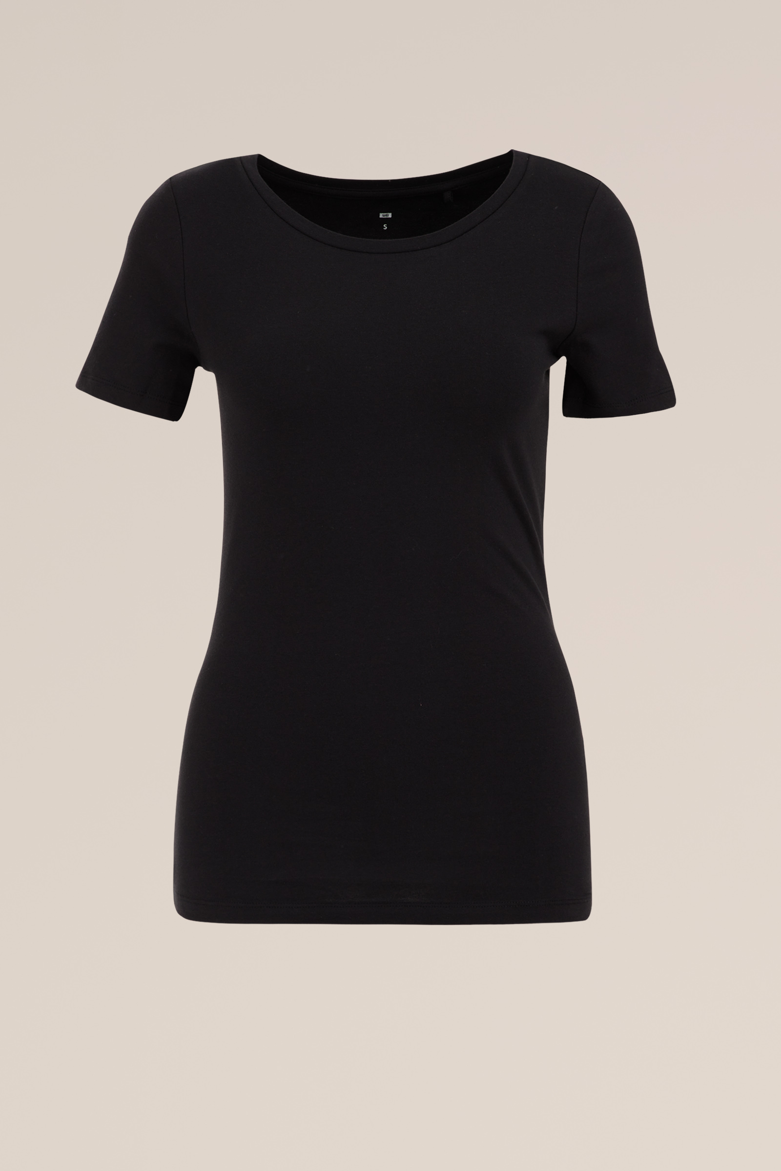 T-shirt WE Fashion Zwart