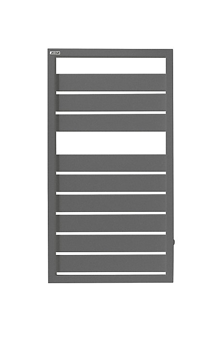 Radiateur sèche-serviettes eau chaude Acova Astrakan grey aluminium 432W