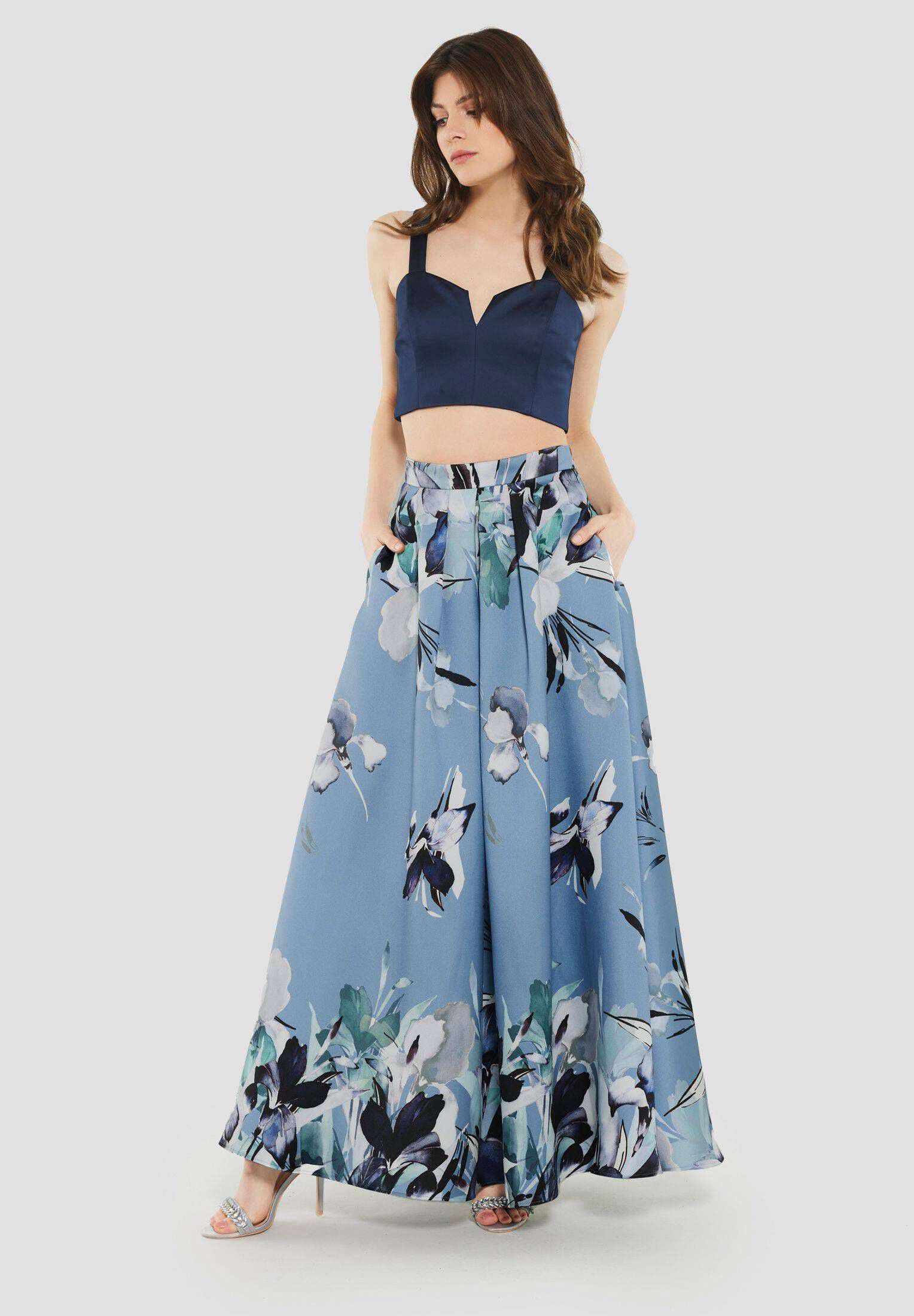 Swing| Damen Rock aus festem Satin