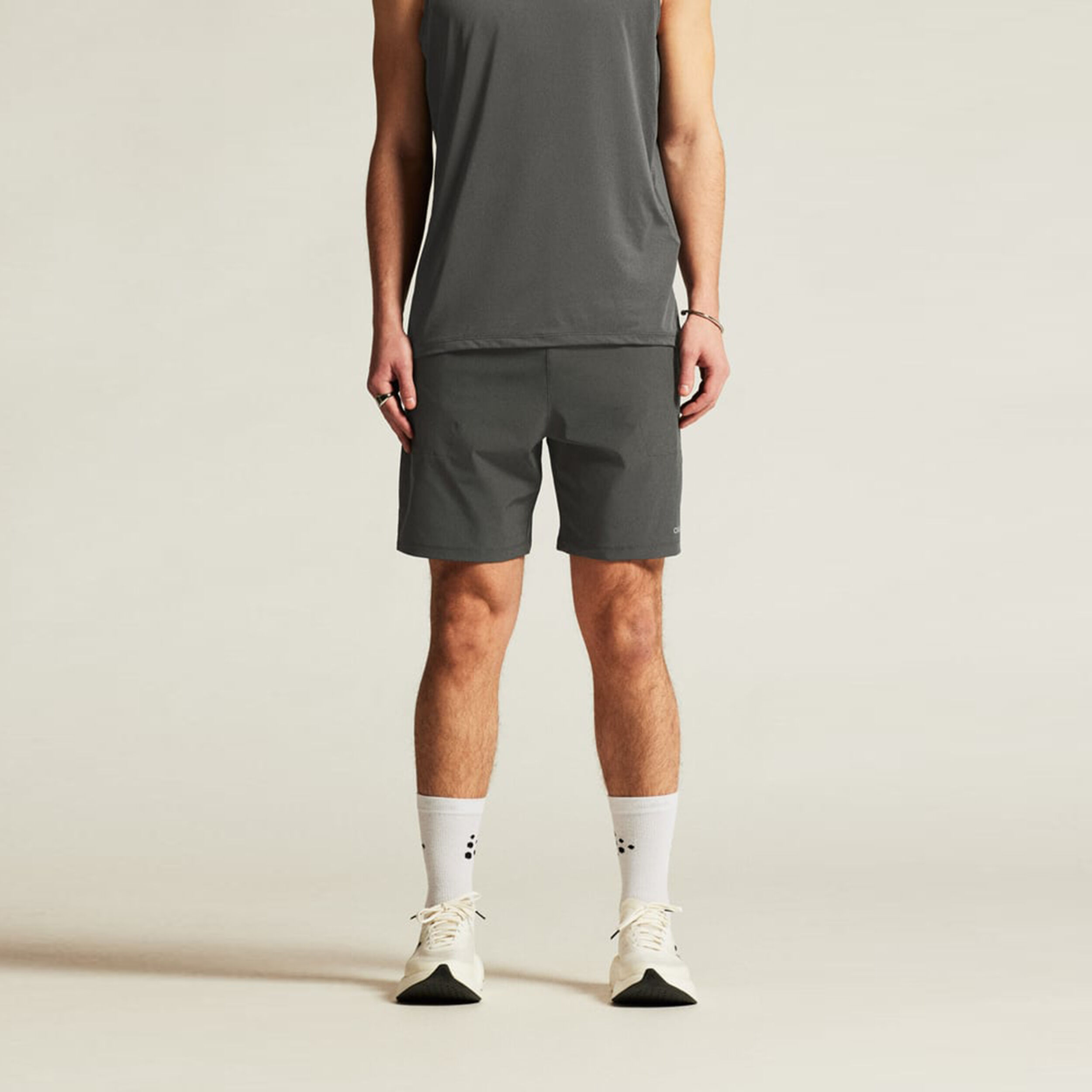 Craft ADV Essence 2in1 Short 2 Short De Running Hommes - Gris