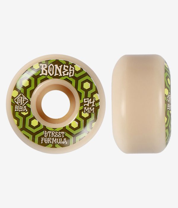 Bones STF Retros V1 Rollen (white green) 54mm 99A 4er Pack