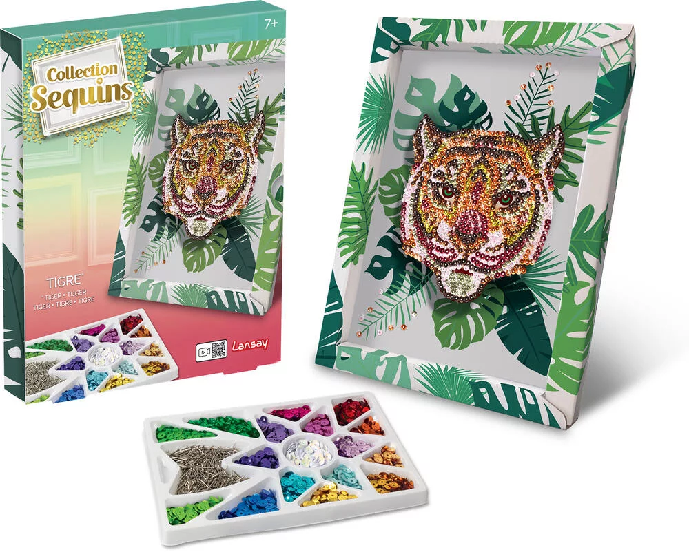 COLLECTION SEQUINS TIGRE