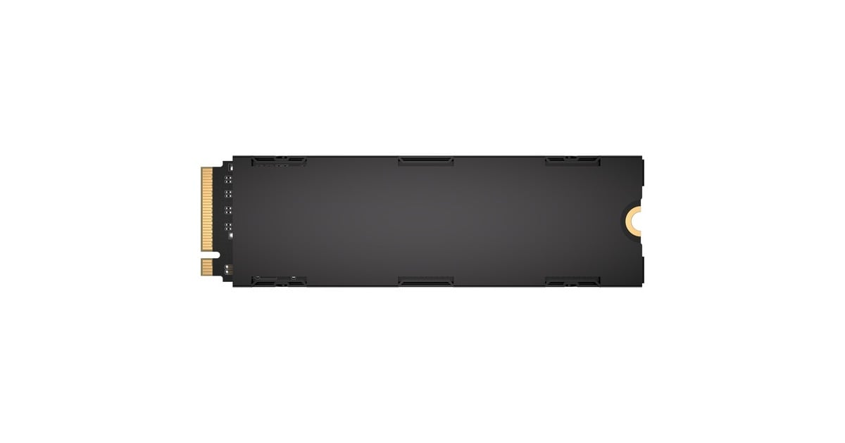 CorsairMP700 PRO met luchtkoeler 2 TB SSD  (PCIe Gen5 x4 NVMe 2.0, M.2 2280, 3D TLC NAND)