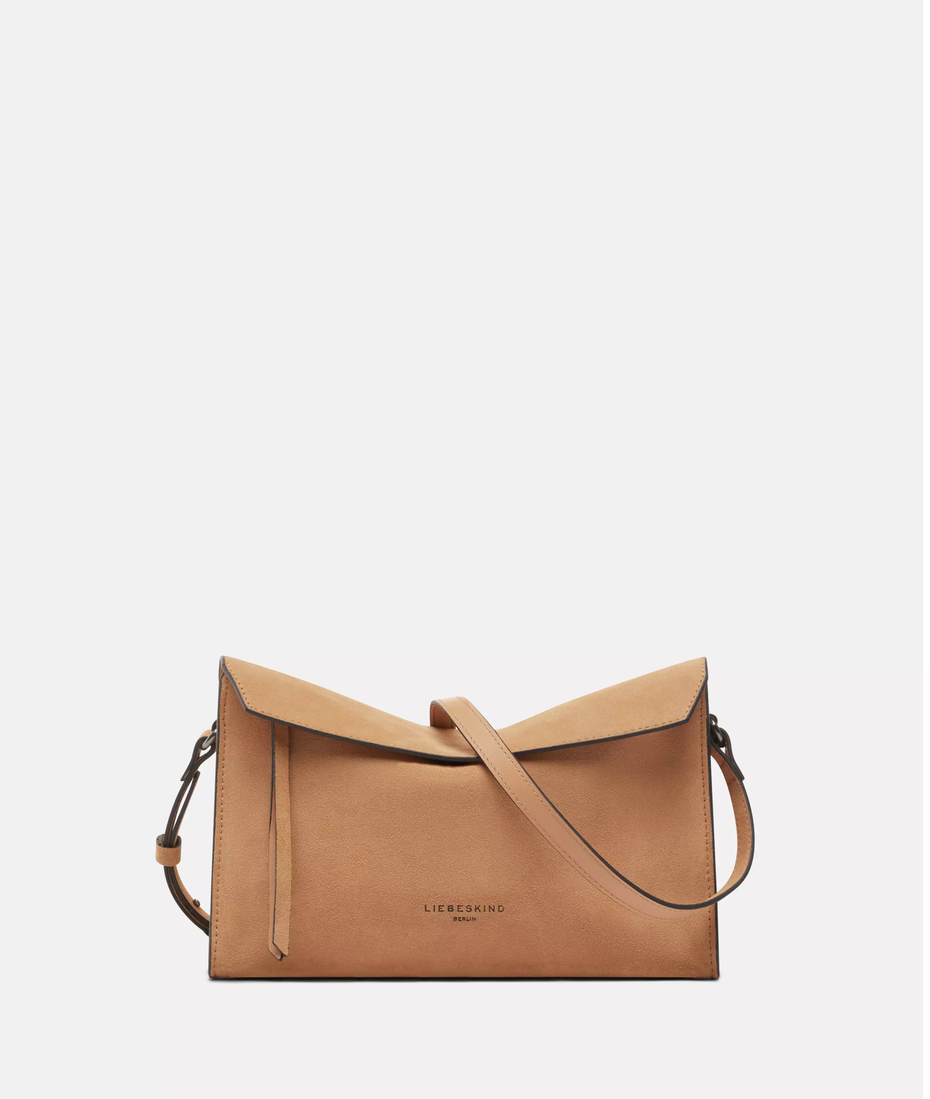 Lora Crossbody S Handy suede crossbody bag