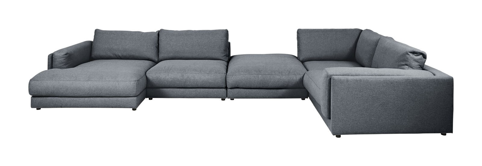Ole Gunderson Wohnlandschaft-Kombi LASSE I 125 x 447 x 252 cm anthrazit