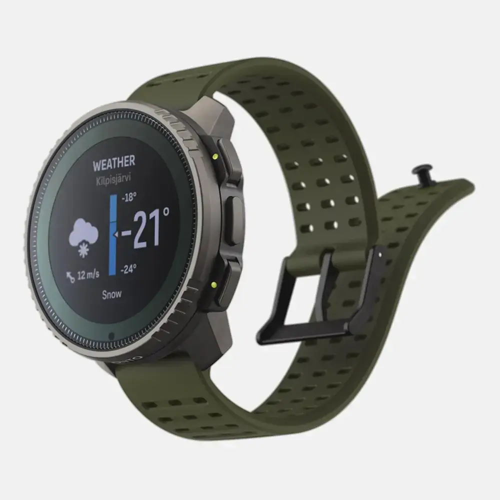 Suunto Vertical Titanium Solar GPS Sporthorloge Groen
