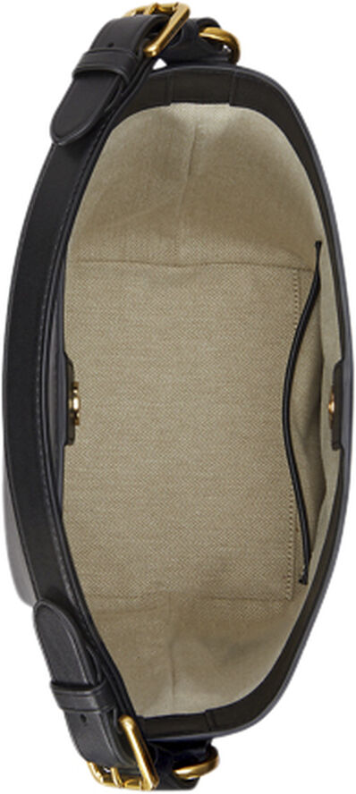 Lauren Ralph Lauren NATURAL SMTH LEATHR-WITLEY MD BK-BU Black