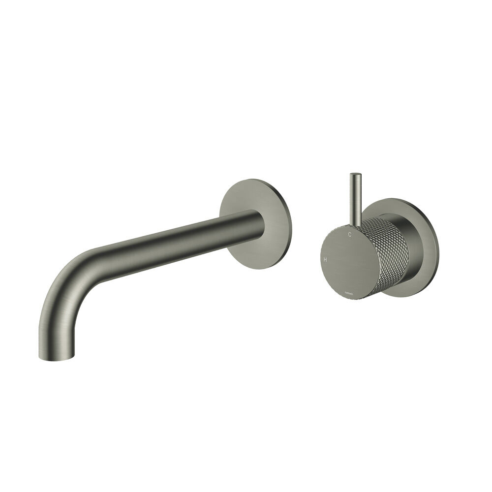 Hotbath Cobber X inbouw wastafelmengkraan 18cm geborsteld nikkel