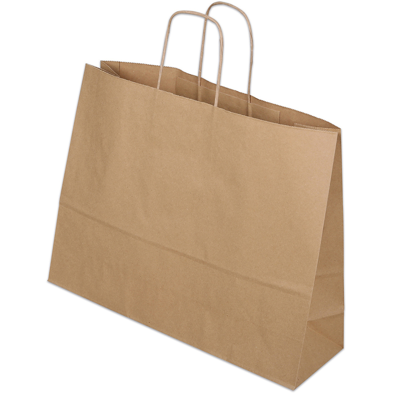 Elco Papiertragetaschen, braun, 40 x 31 x 12 cm, 50 Stück