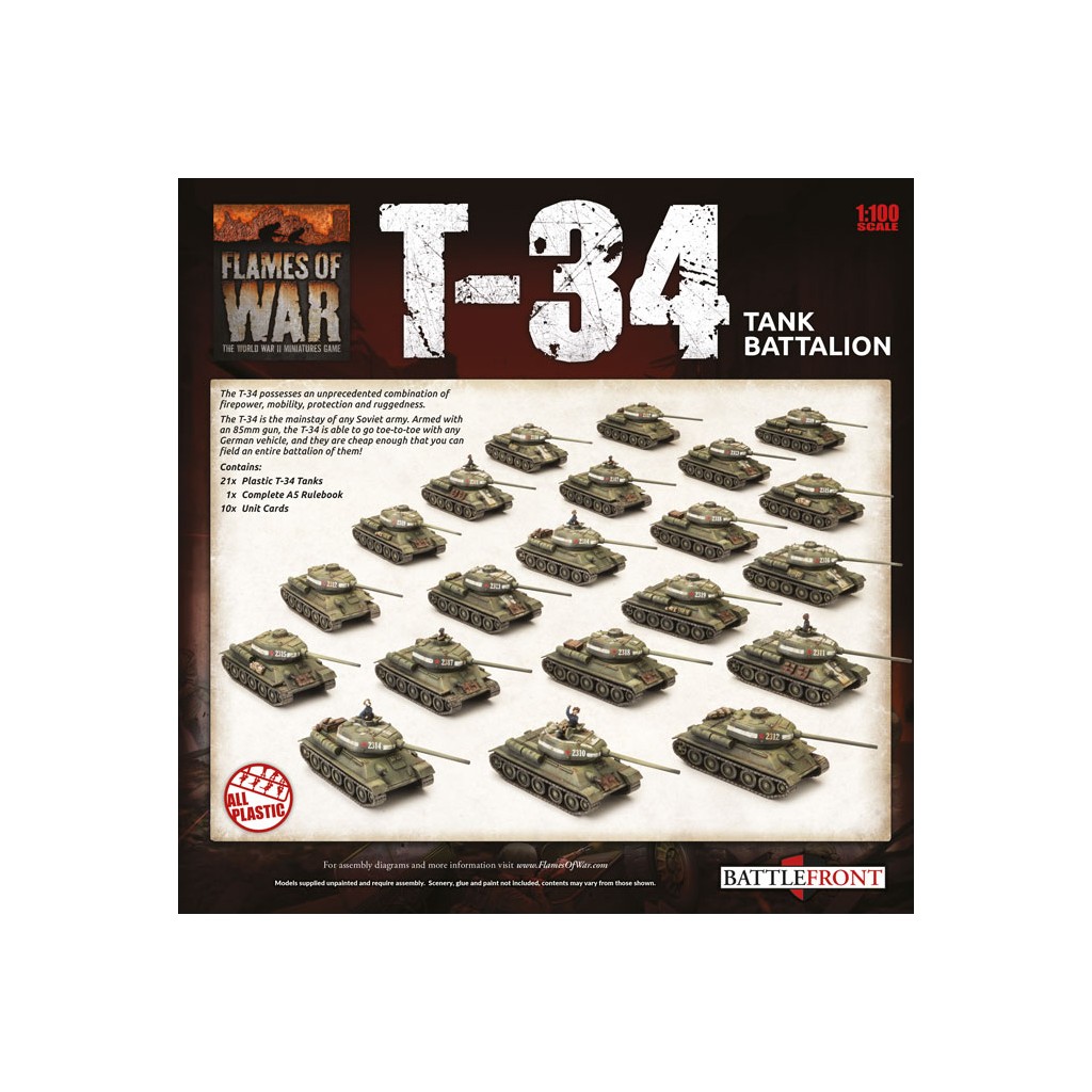 Flames of War - T-34 Tank Battalion