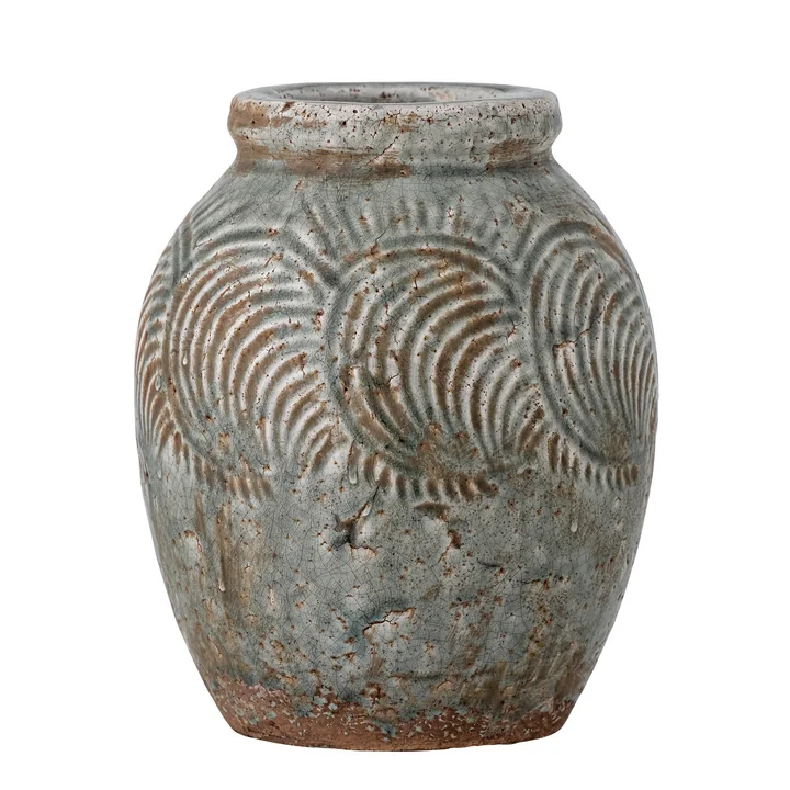 Bloomingville - Damian Deko-Vase, Ø 22 cm, grün