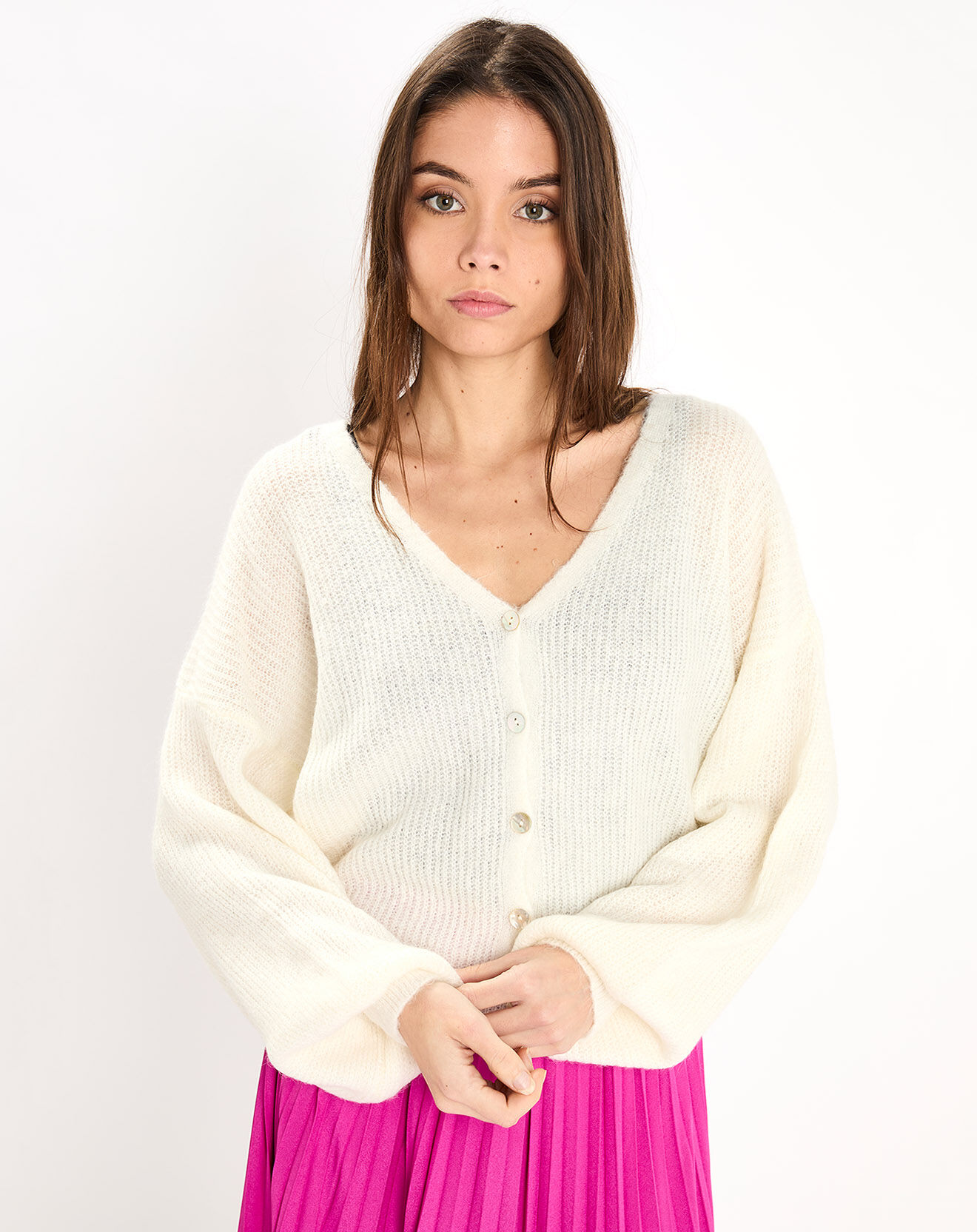 La Petite Etoile Gilet Tianah écru