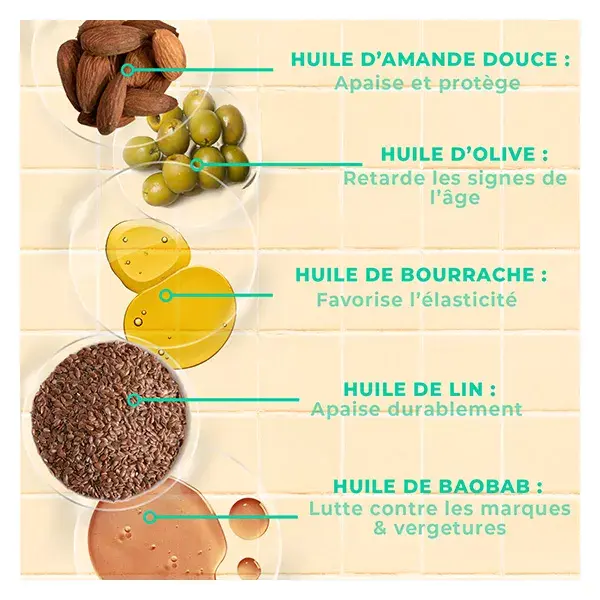 Óleo para os pés Energie Fruit Soft, certificado orgânico pela Ecocert, 100ml