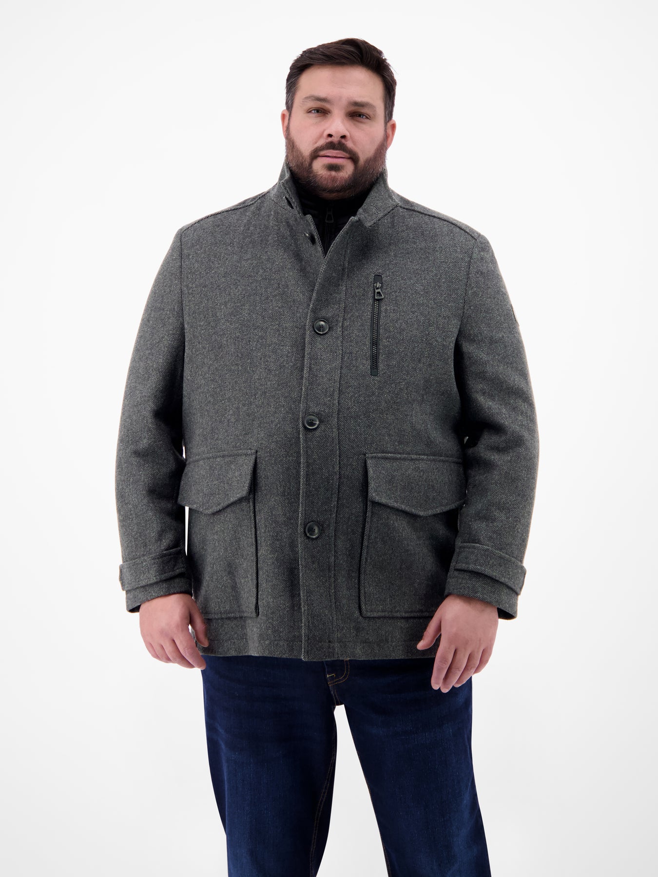 Wolljacke für Herren in Großen Größen