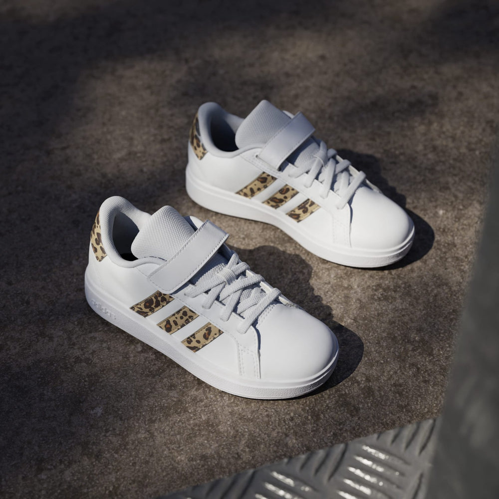 Køb adidas Originals Ftwr White/Magic Beige/Matte Gold Grand Court 2.0 El C Sneakers