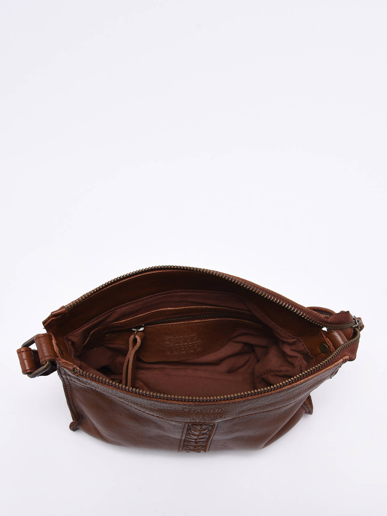 Sac bandoulire Cow cuir BASILIC PEPPER