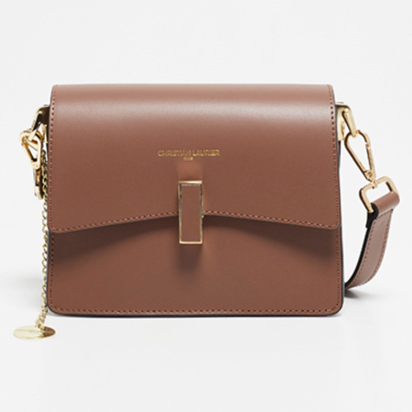 Christian Laurier Sac à main en Cuir Emma camel  - 28x19x9.5 cm