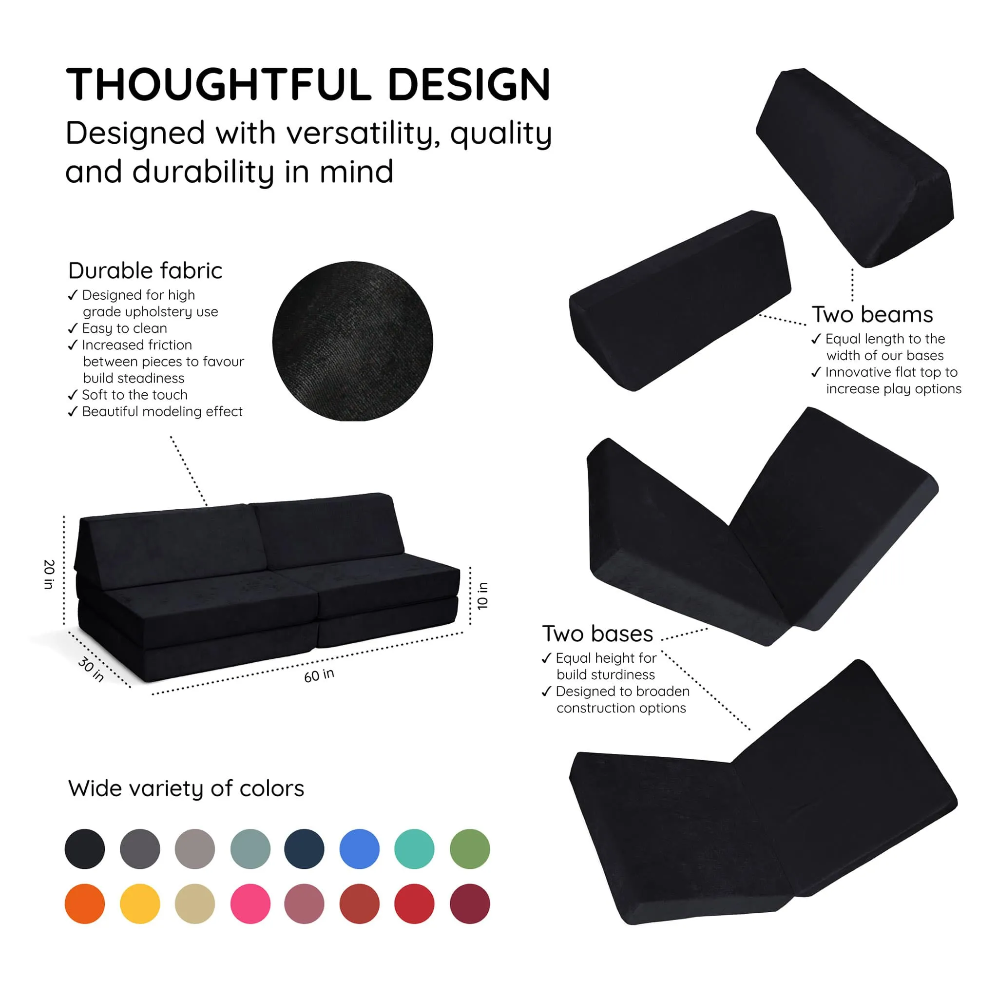 Go Coconut Canapé Modulaire Complet - River Stone