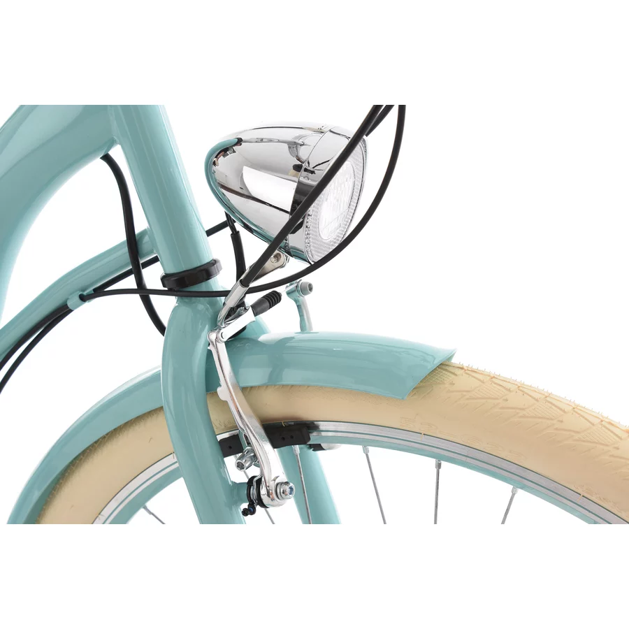 KS Cycling Damenfahrrad Cityrad 6-Gänge Balloon 28 Zoll Türkis