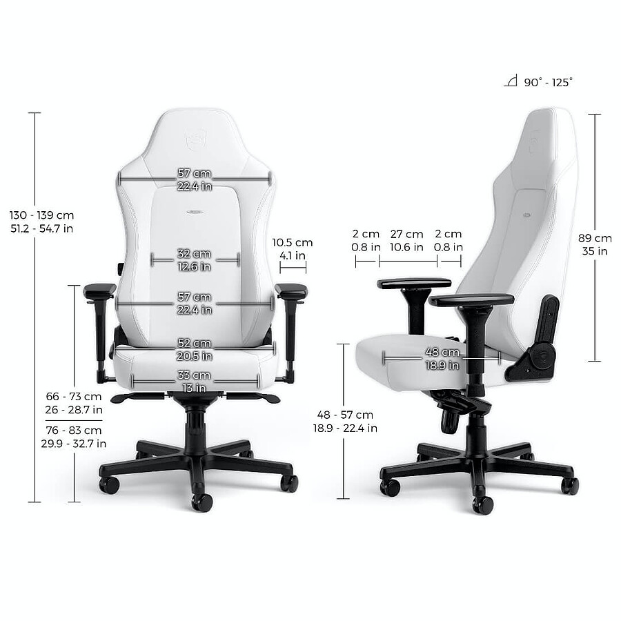 Noblechairs HERO - White Edition