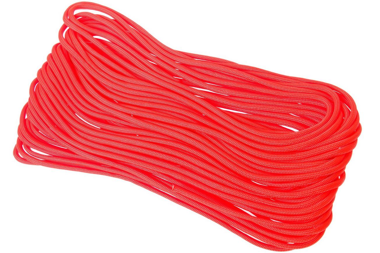 Knivesandtools 550 paracord type III, kleur: neon orange, 50 ft (15,24 m)