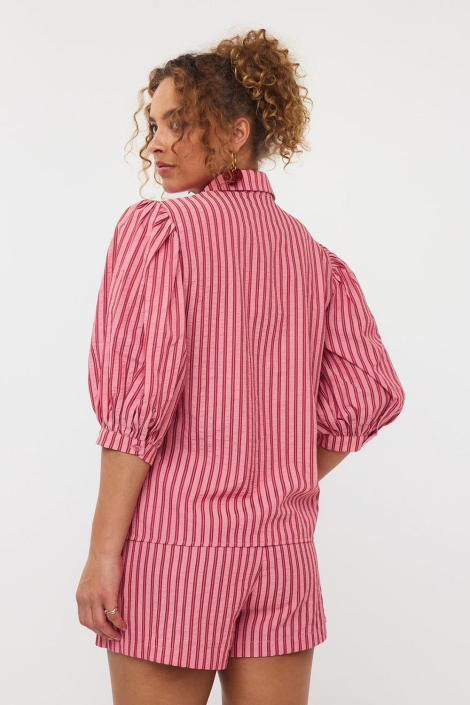 Ydence roze dames blouse