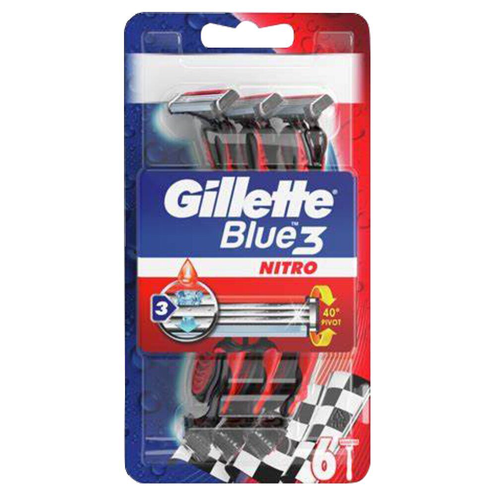 Lot de 3 rasoirs Gilette Blue 3 lames pour homme