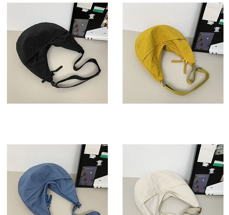 EAVALURE - Matching effen nylon crossbodytas voor koppels