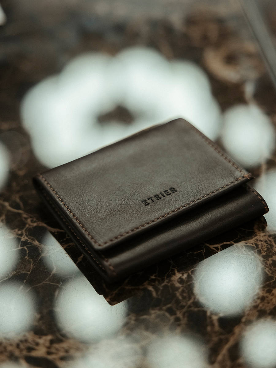 Porte-monnaie Oil cuir ETRIER