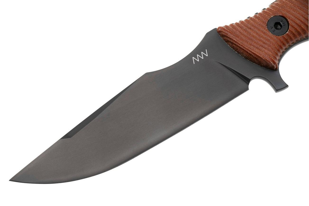 ANV Knives M311, M311-065 Brown Micarta, DLC Elmax, vaststaand mes