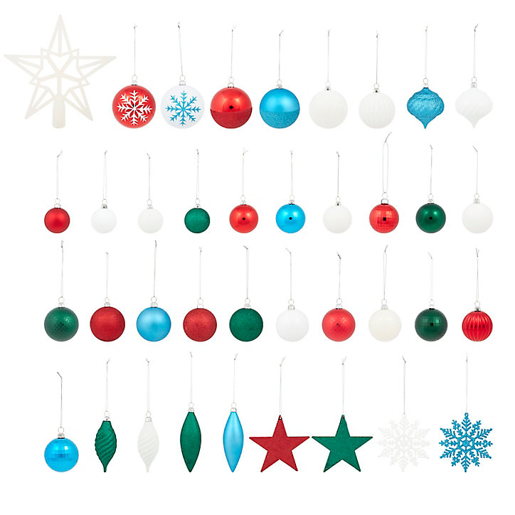 Assortiments de 100 boules de noël harmony en plastique