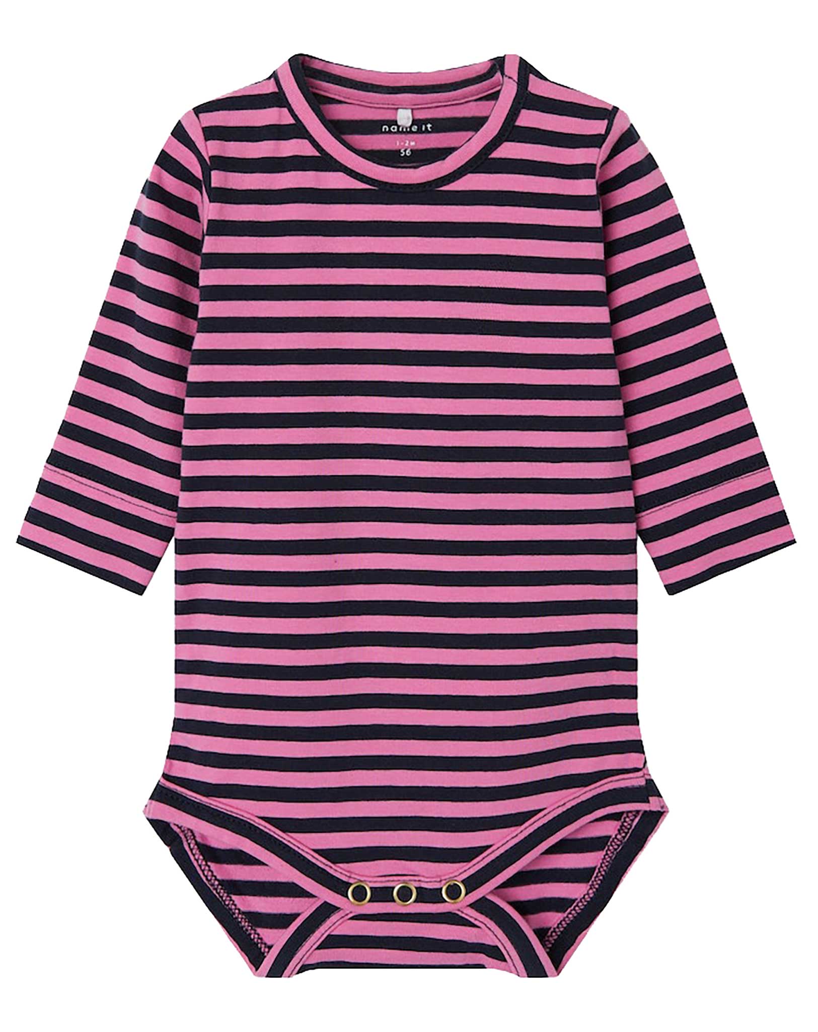 Langarmbody NBFTUNNA STRIPES in wild orchid
