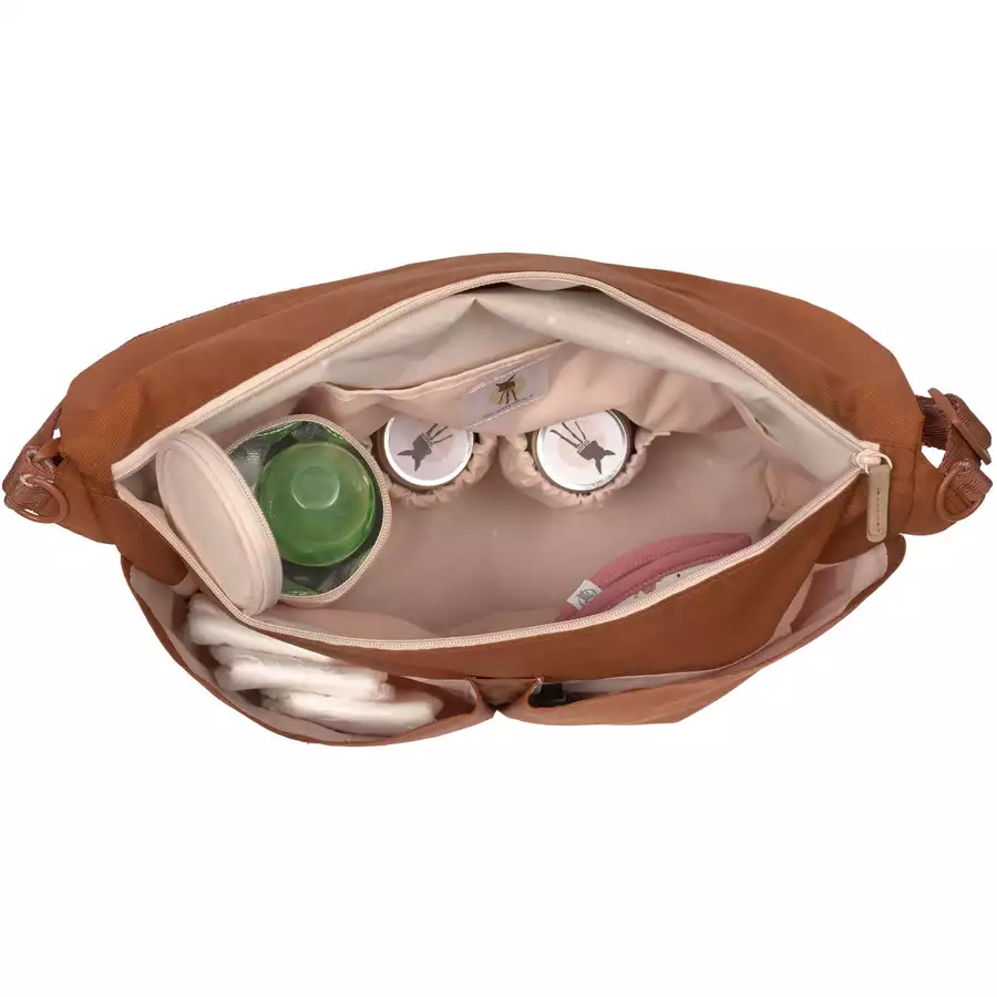 LÄSSIG Wickeltasche Green Label Manu Messenger Bag rust