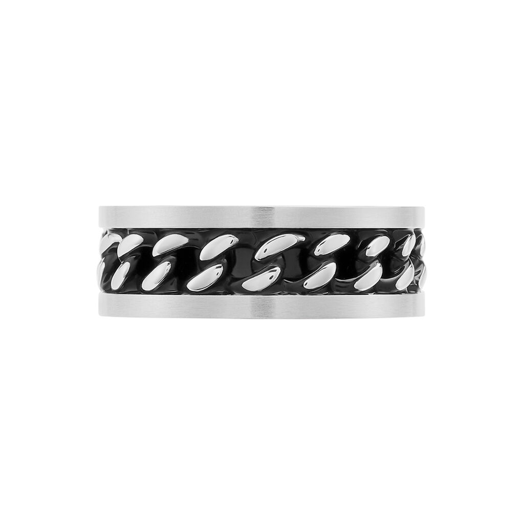 Bague Gaston Acier Blanc