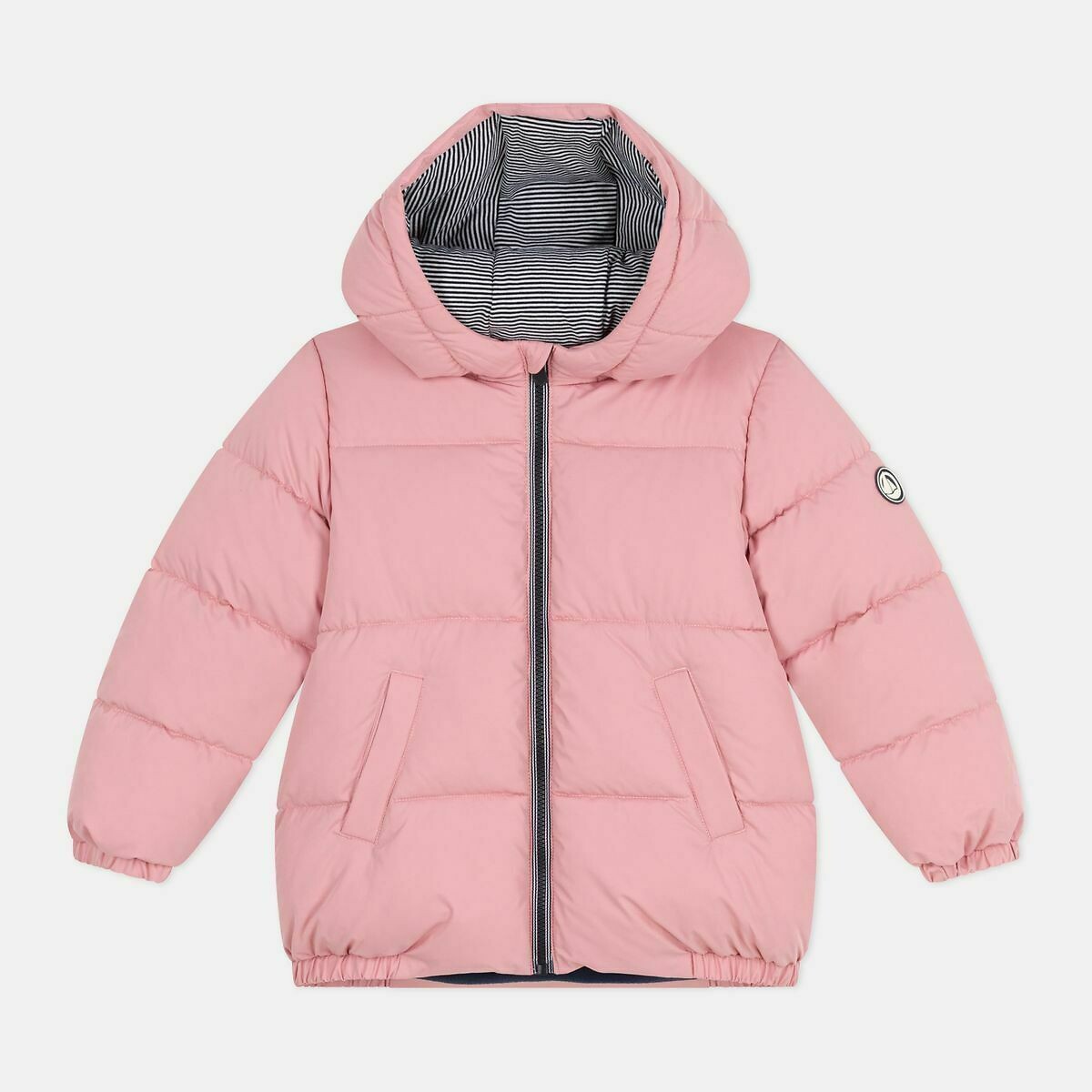 PETIT BATEAU<br>Jaqueta de penas com capuz
