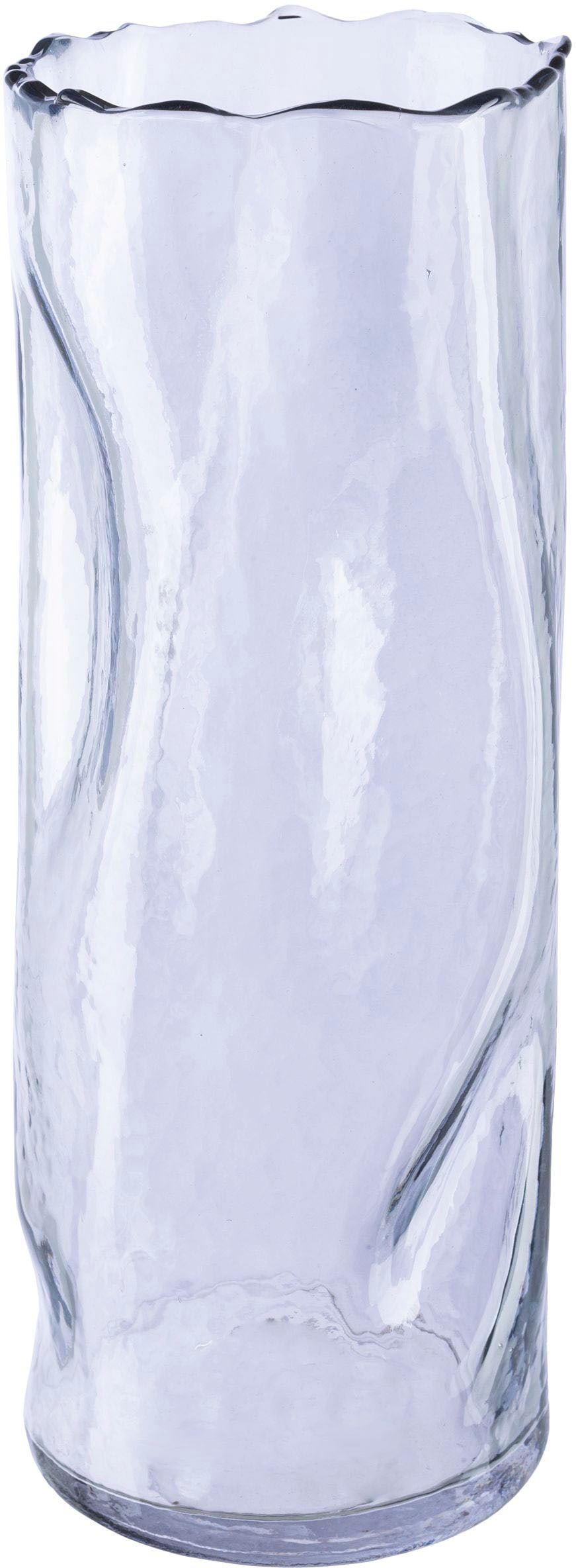 Leonique Tischvase »Blumenvase Caline« Vase aus Glas, im Crunch-Design, Höhe ca. 30 cm