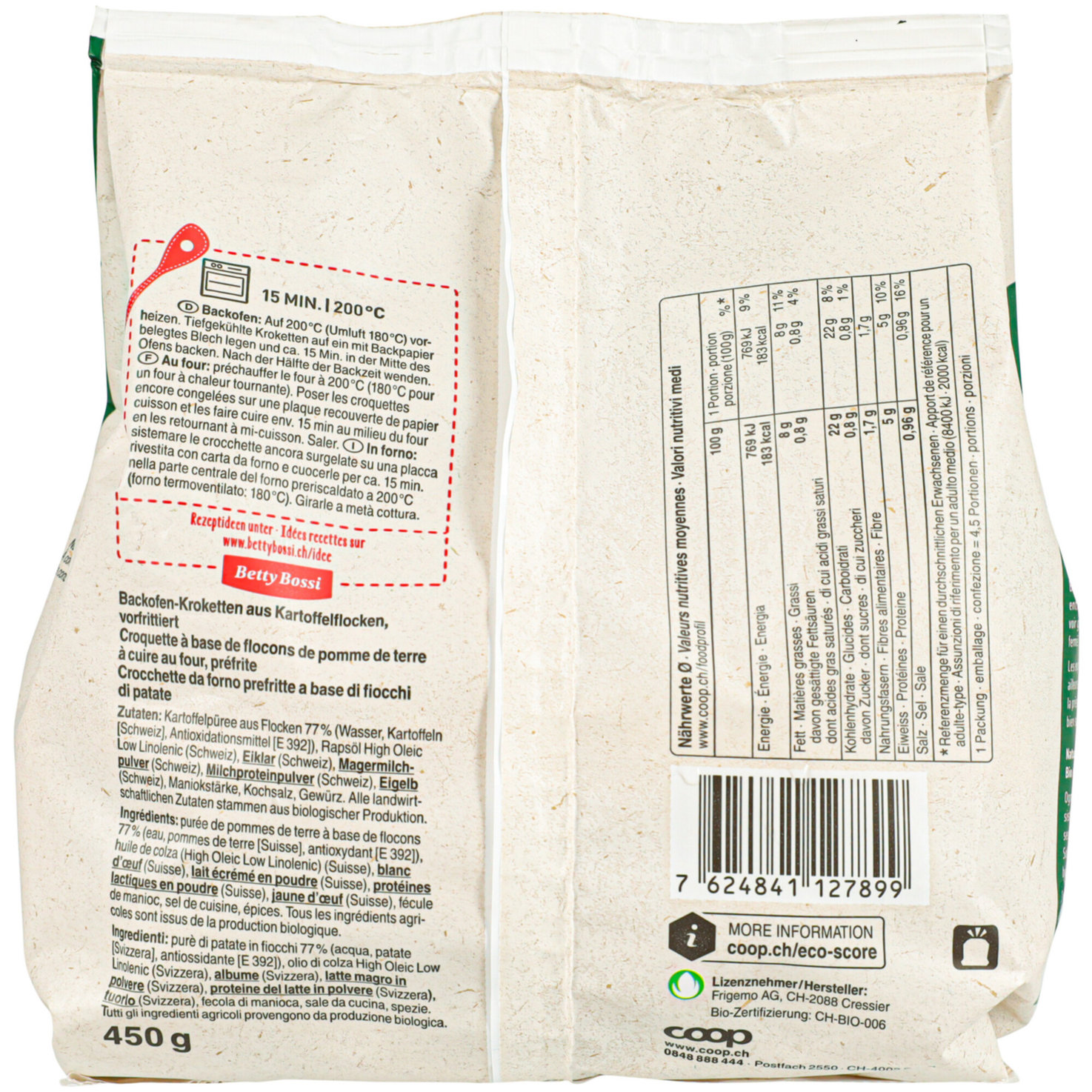 Naturaplan Bio Kroketten