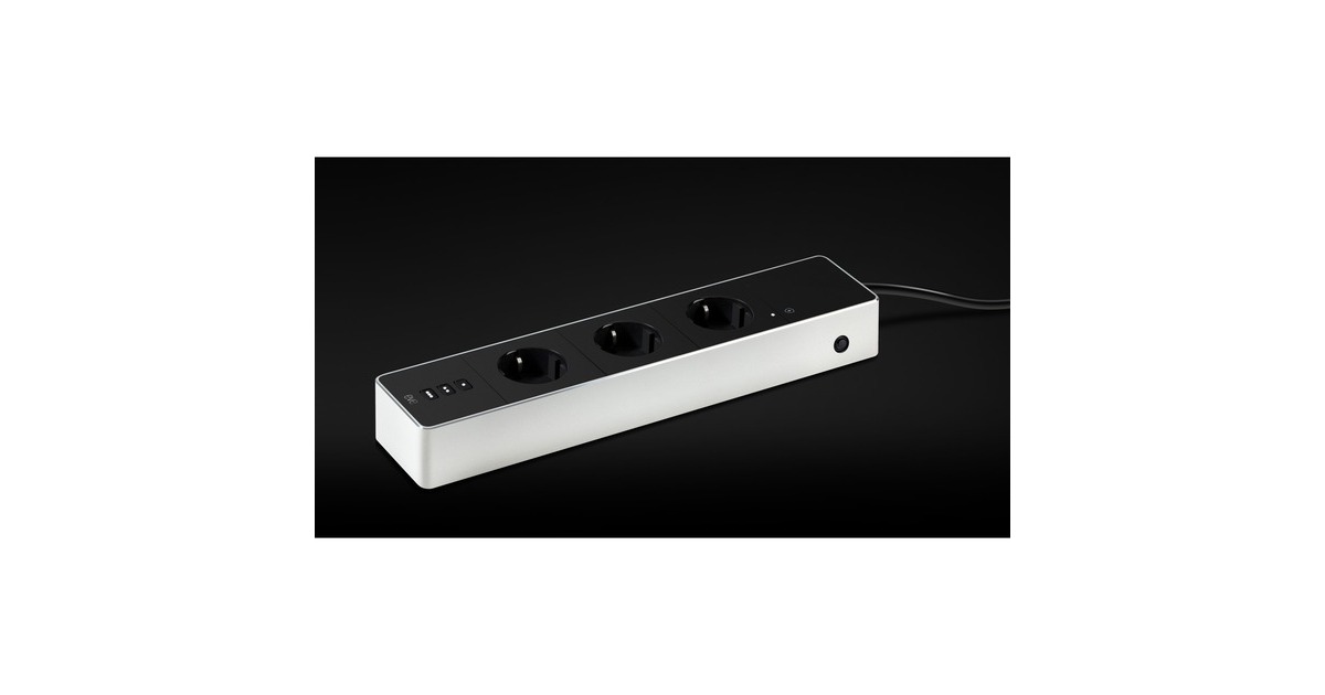 eveEnergy Strip stekkerdoos  (Zwart, WLAN (2,4 GHz))