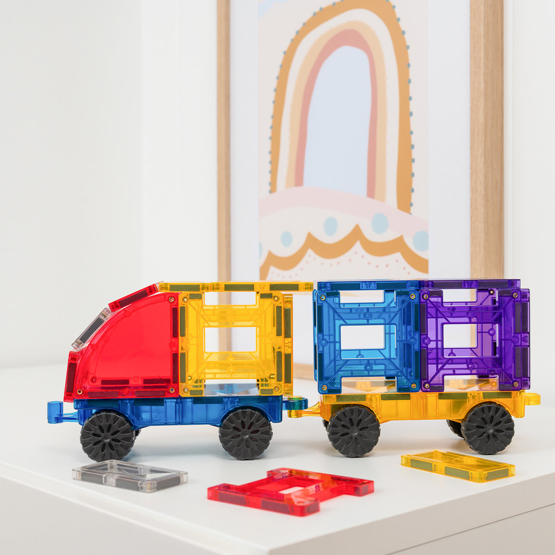 Connetix uitbreidingsset cars - rainbow - 2st