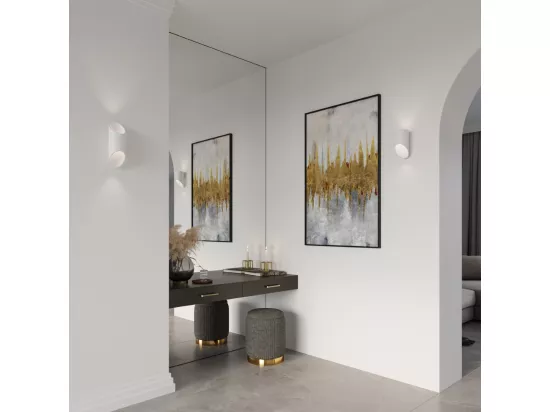 Sollux PENNE 1 Applique Murale Light Up Down Blanc, G9