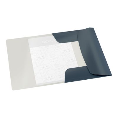 Leitz Cosy - Chemise à 3 rabats polypropylène - A4 - gris