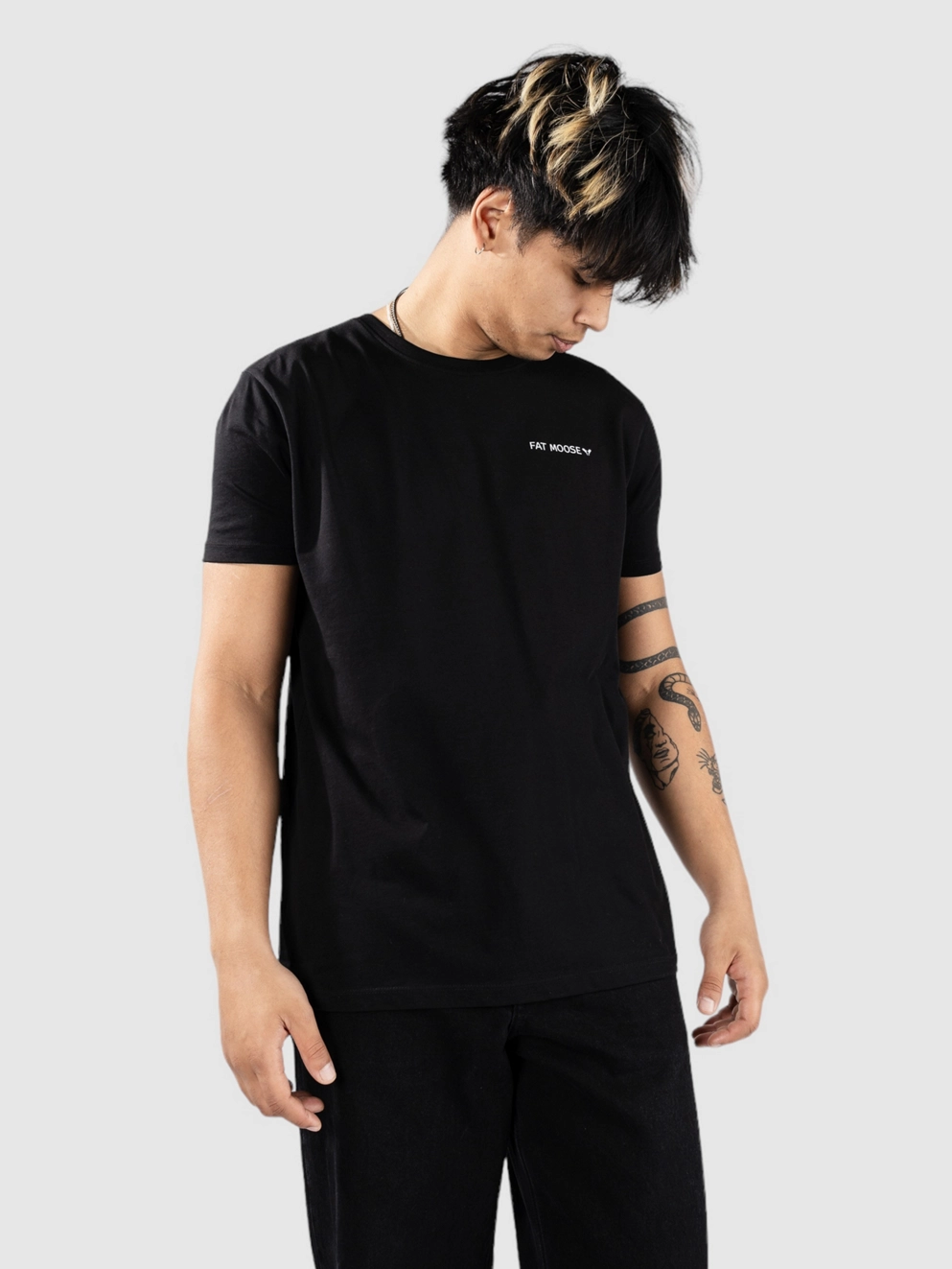 Fat Moose Parker T-Shirt black